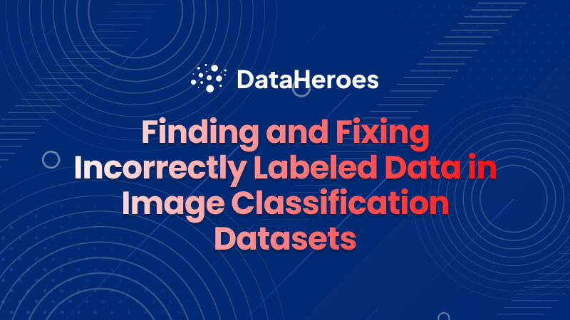 Finding and Fixing Incorrectly Labeled Data in Image Classification Datasets